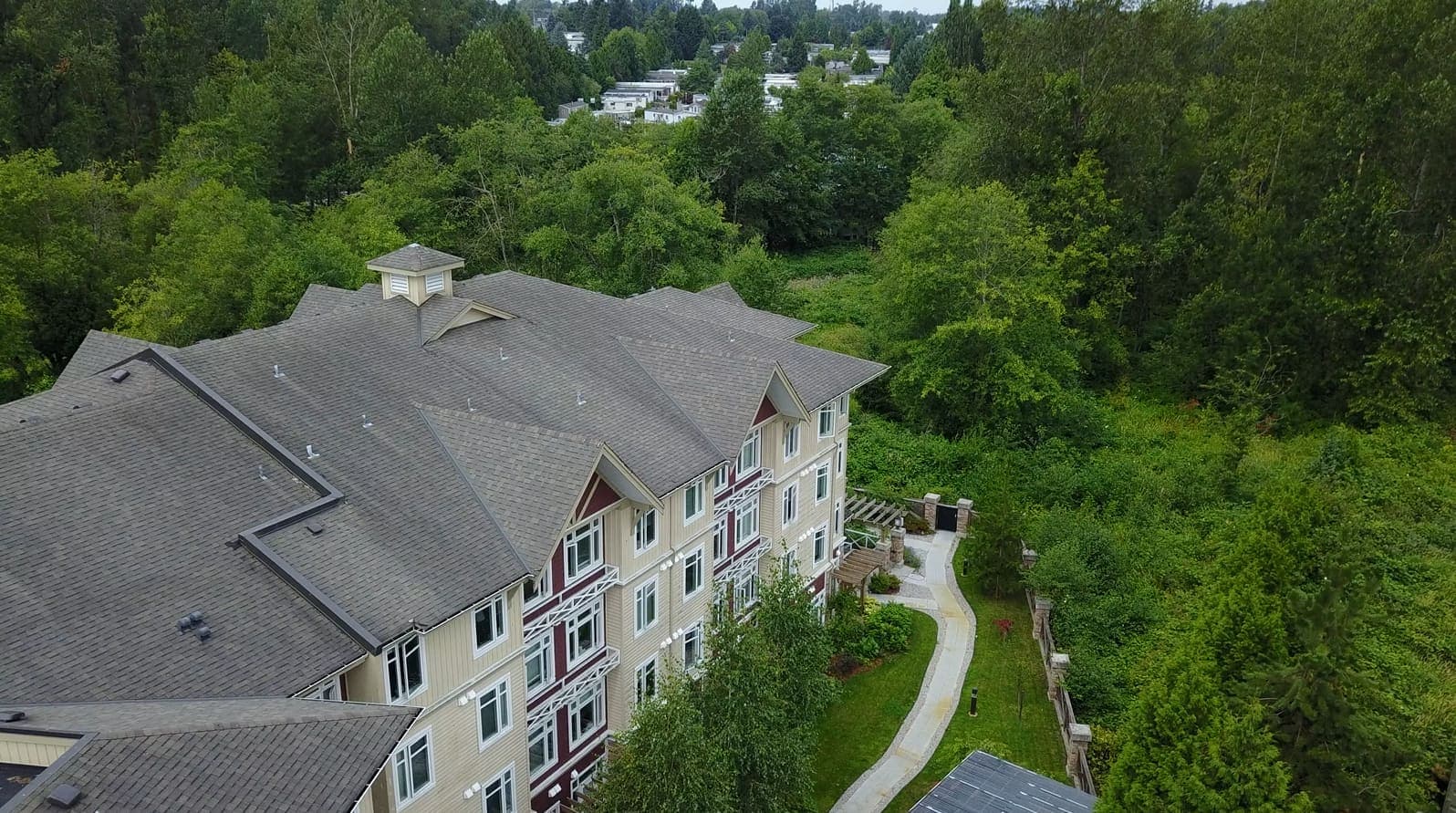 Bear Creek Villa surrounded by forest