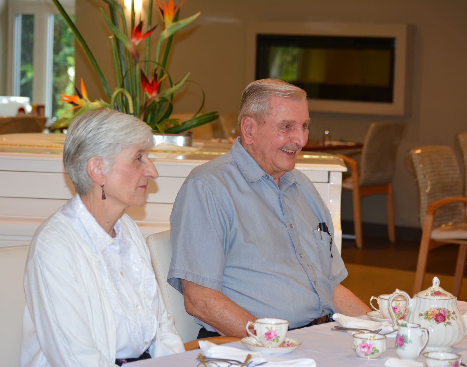 Dining together at Sunflower Restaurant