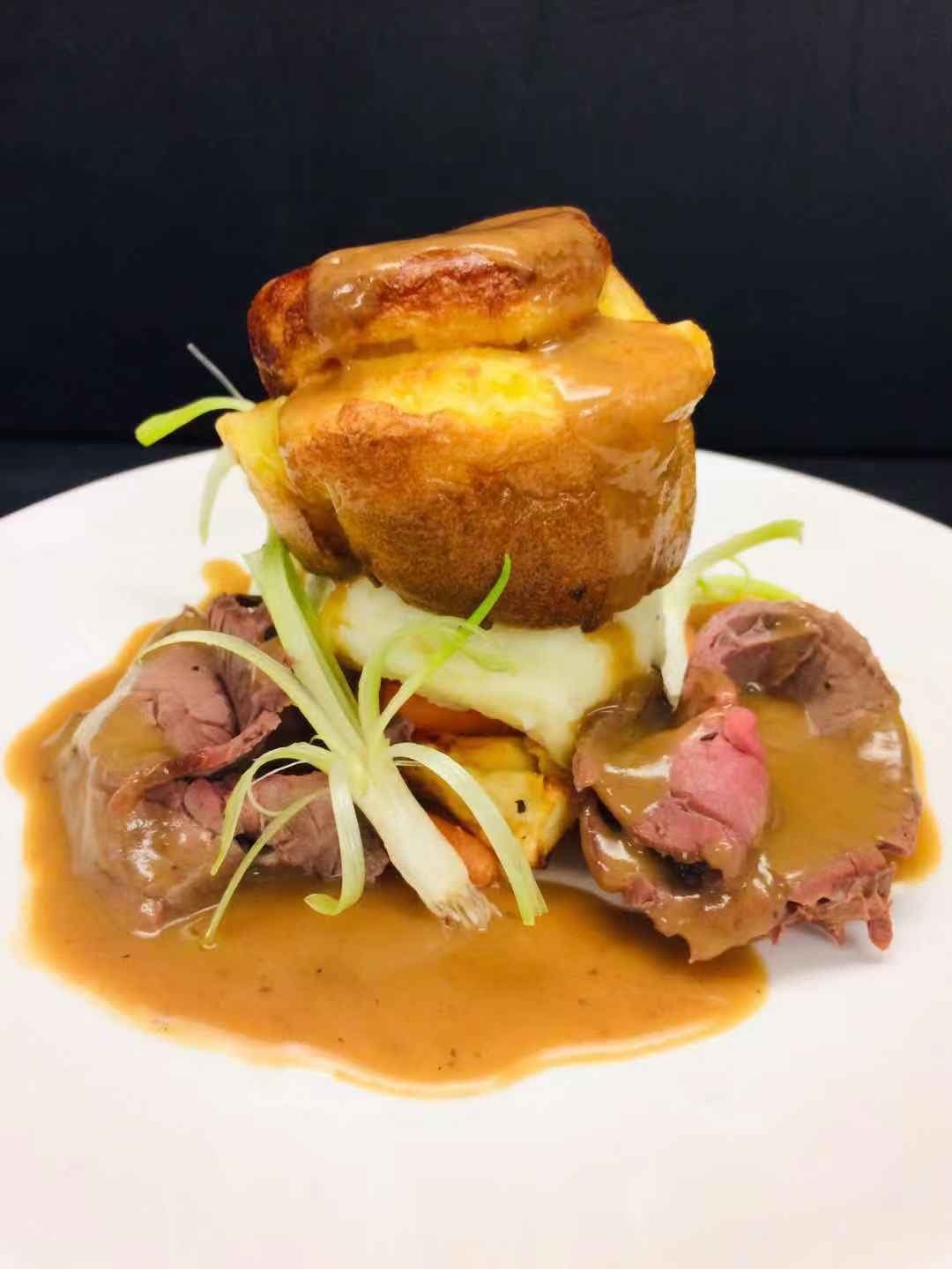 Roast with Yorkshire pudding
