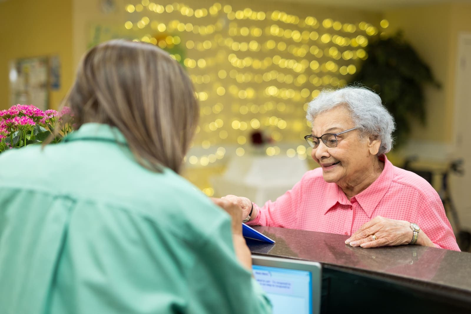 Concierge desk staffed around the clock