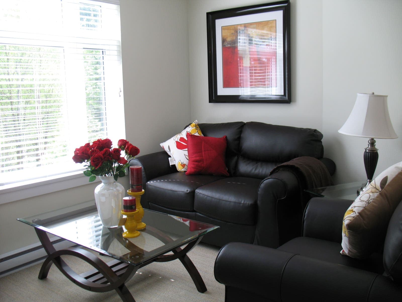 Private suite living room