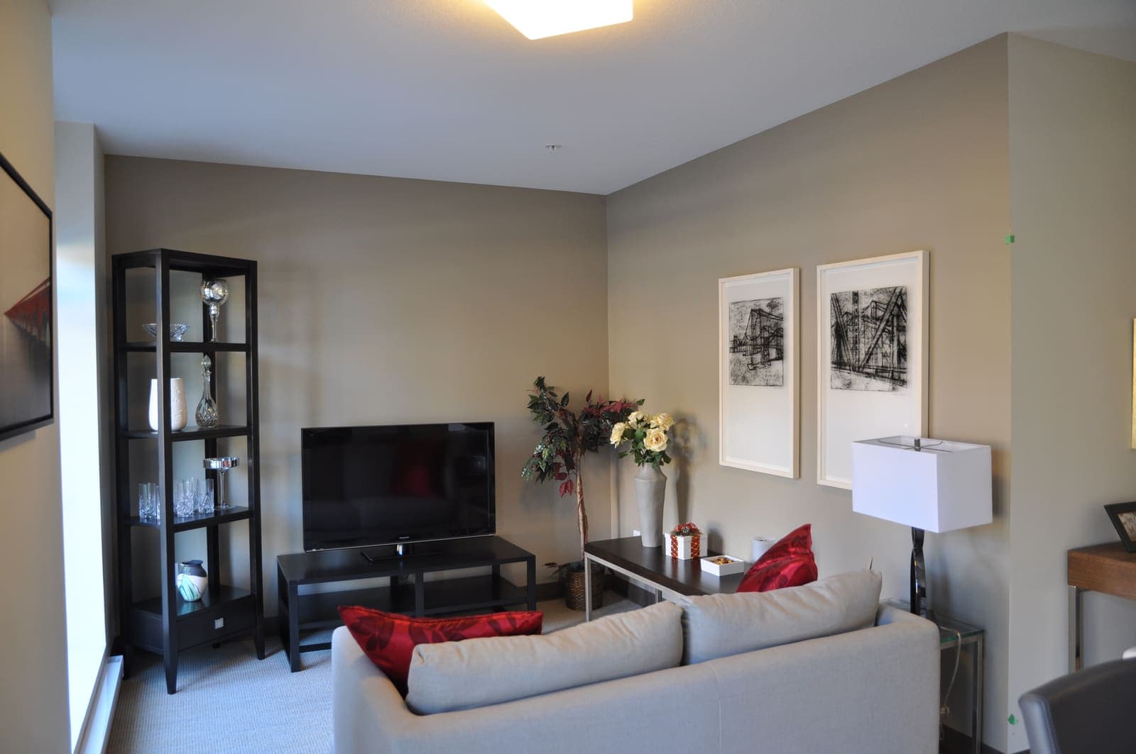Living room with space to entertain