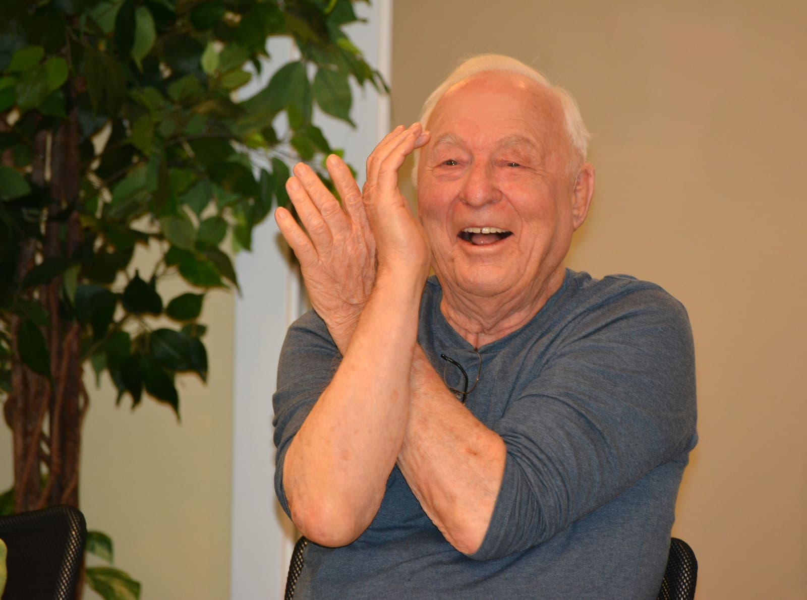 Residents enjoying a group activity