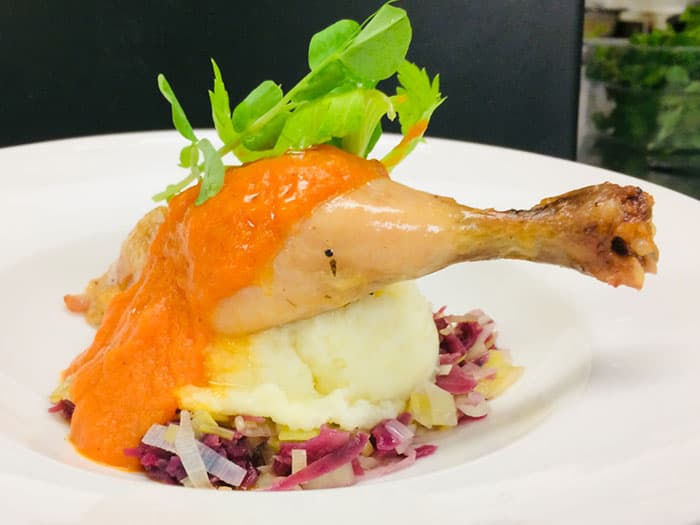 Quality ingredients and presentation